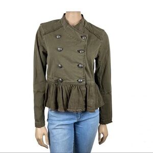NWT Olive Drab military style jacket size large by INC International Concepts